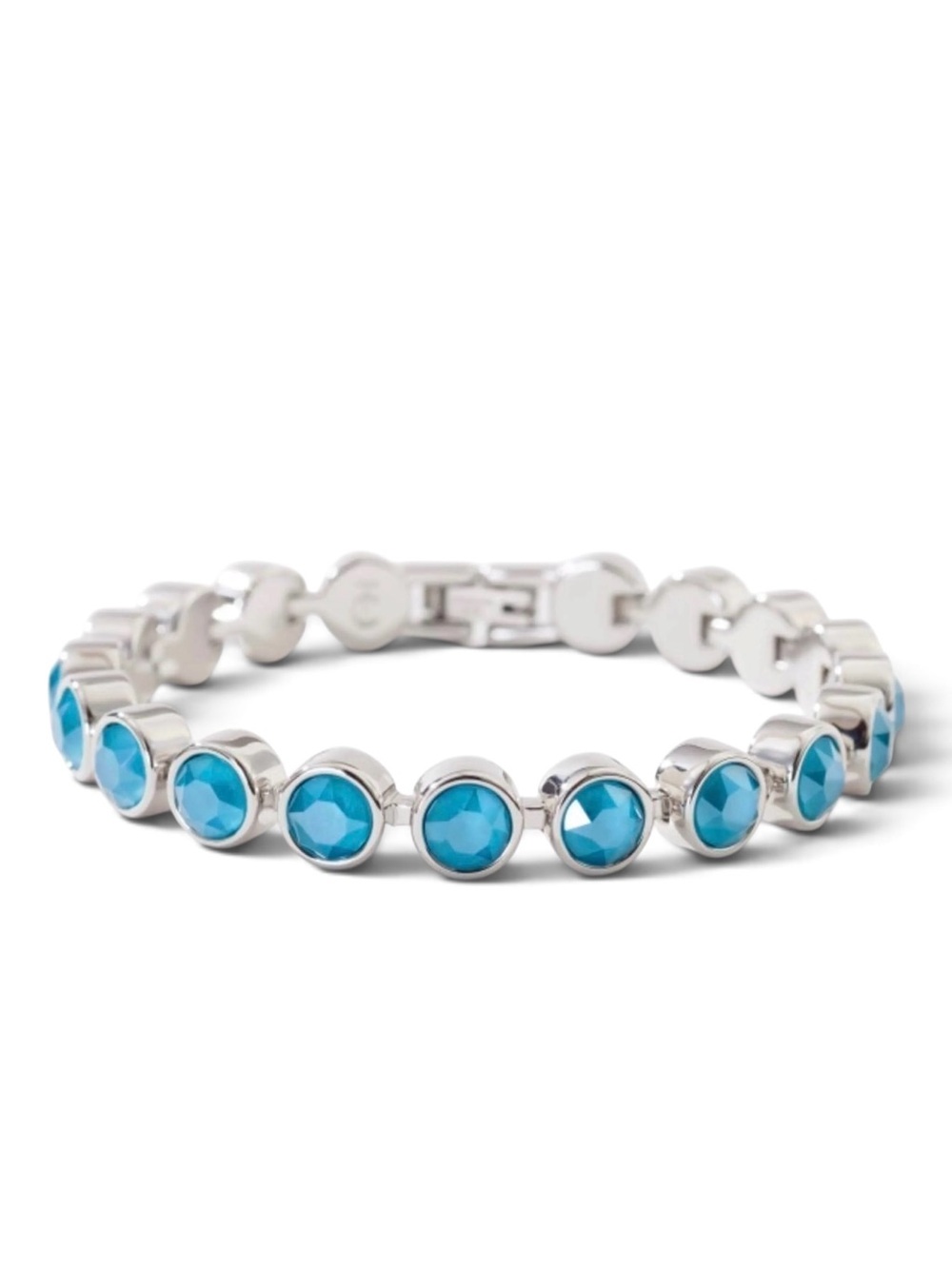 Touchstone Sea Blue and Silver Ice Bracelet New in Box